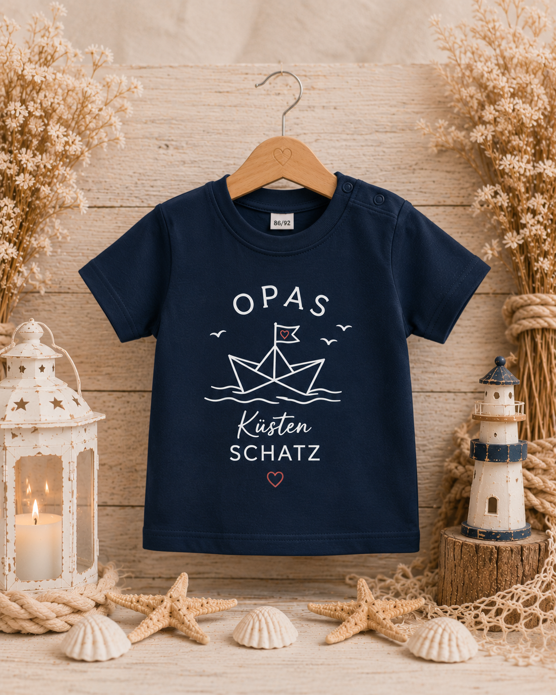 ⚓ Seelenanker Baby-T-Shirt – individuell gestaltbar
