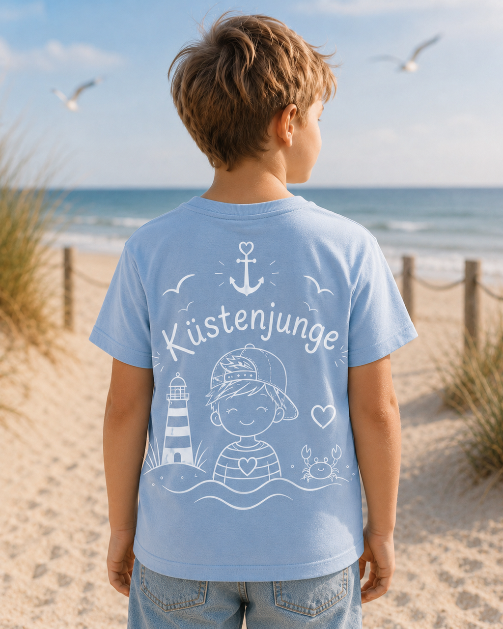 Kinder T-Shirt - gestalte dir dein Shirt selber ⚓