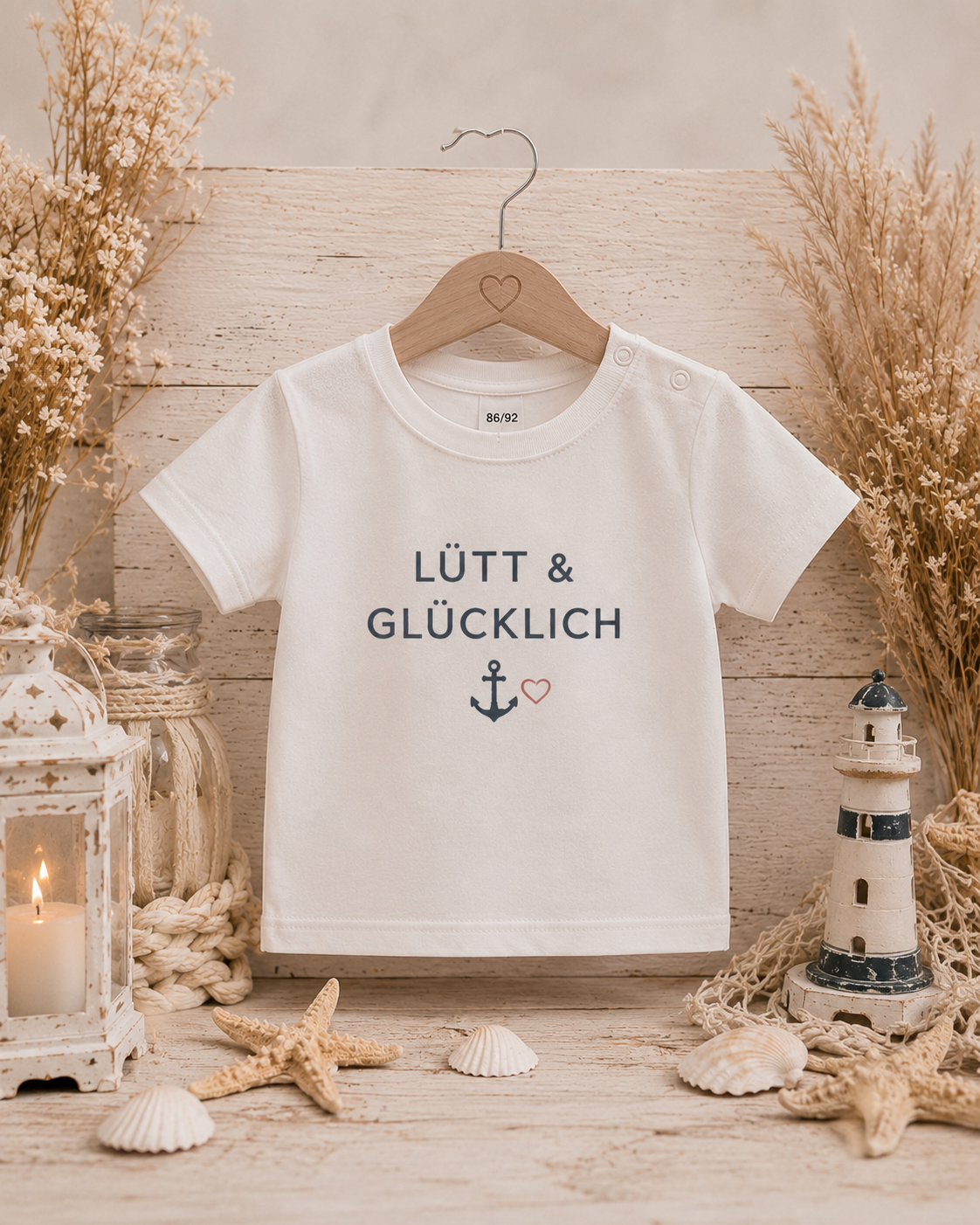 ⚓ Seelenanker Baby-T-Shirt – individuell gestaltbar
