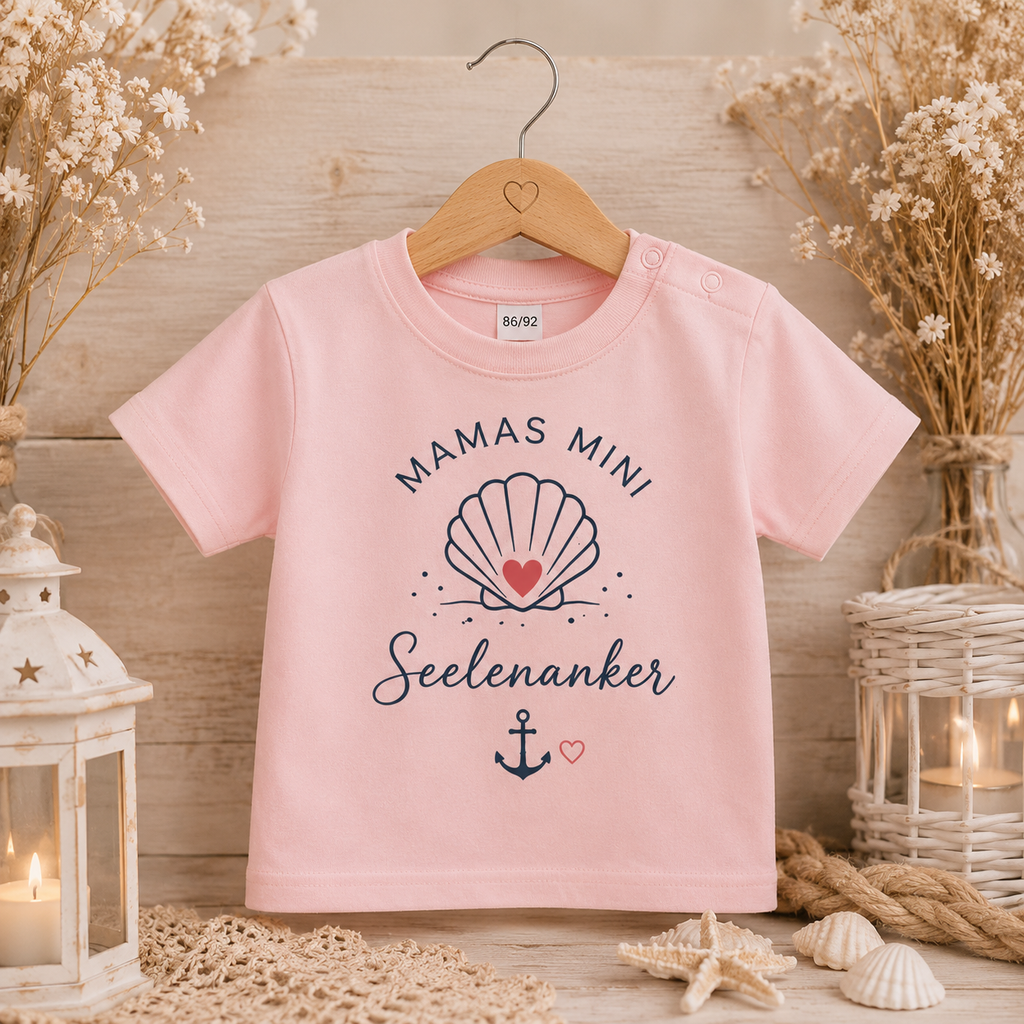⚓ Seelenanker Baby-T-Shirt – individuell gestaltbar