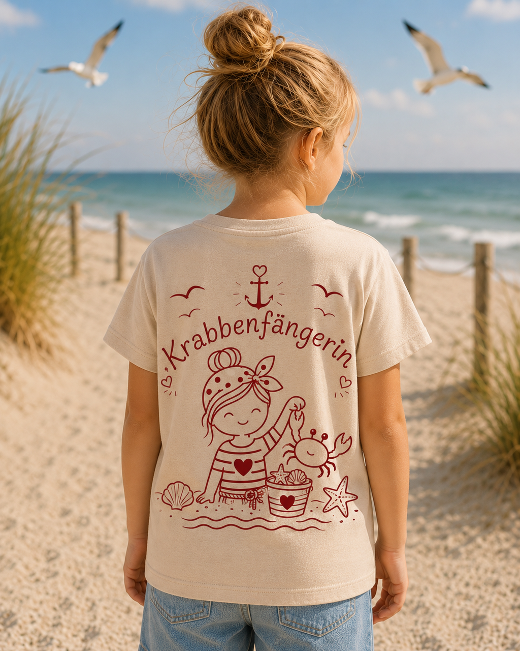 Kinder T-Shirt - gestalte dir dein Shirt selber ⚓