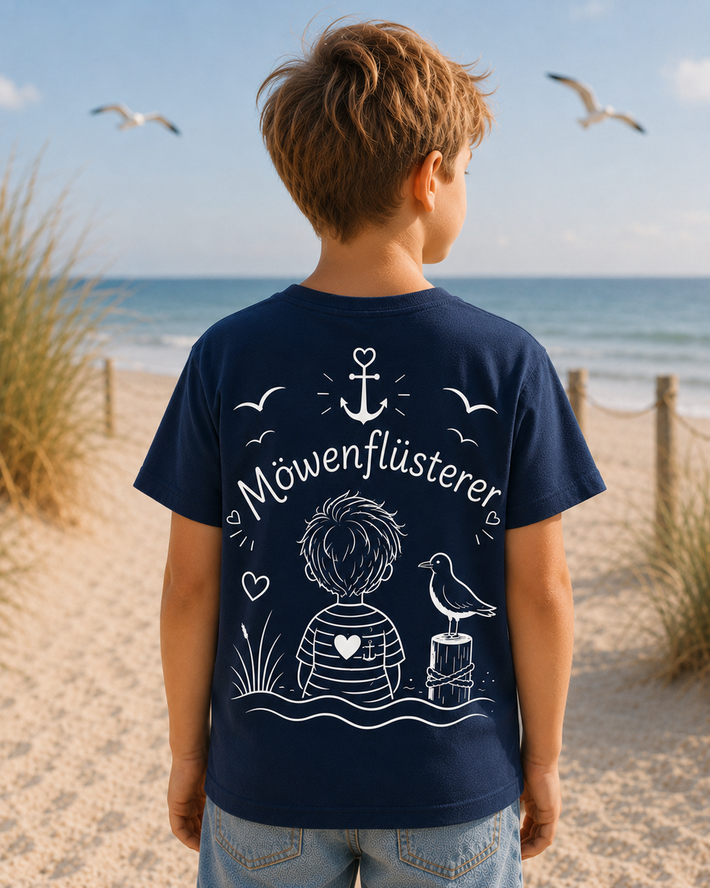 Kinder T-Shirt - gestalte dir dein Shirt selber ⚓