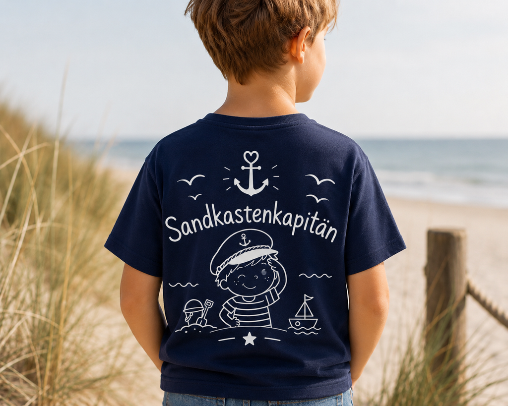 Kinder T-Shirt - gestalte dir dein Shirt selber ⚓