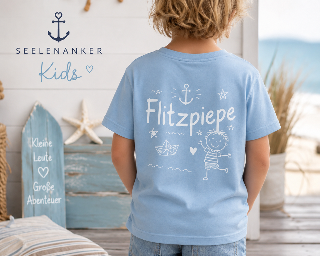 Kinder T-Shirt - gestalte dir dein Shirt selber ⚓