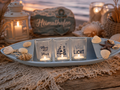 Maritimes Windlicht-Set „Nordlicht“ – 3-teilig  Drei kleine Lichtblicke für ein Zuhause voller Küstengefühl. 🌊🕯️